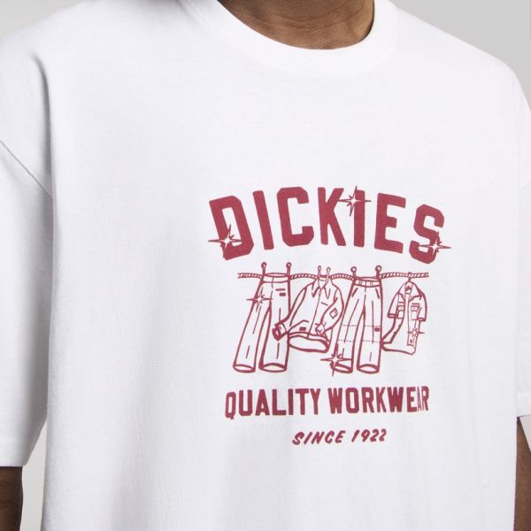 Dickies Laundry Boxy T-shirt Wit