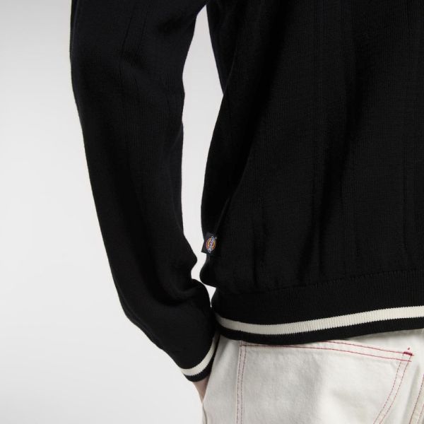 Dickies Lewistown Full Zip Cardigan Zwart