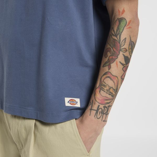Dickies Mineral Heavyweight T-shirt Blauw