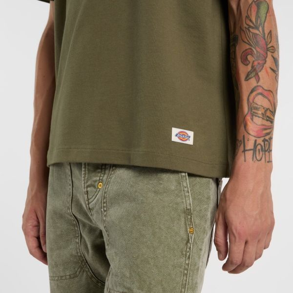 Dickies Mineral Heavyweight T-shirt Donker Groen