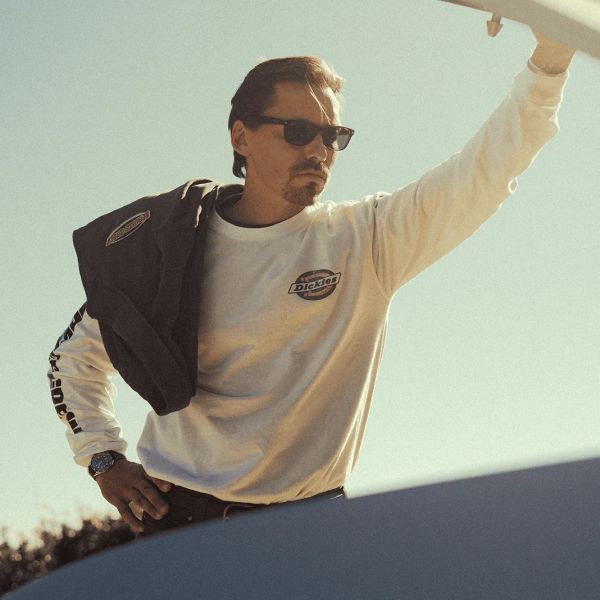 Dickies Nashport Longsleeve T-shirt Wit