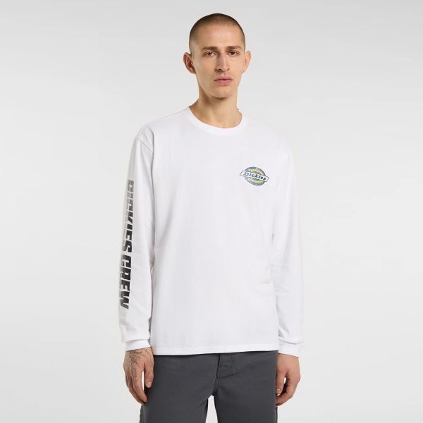 Dickies Nashport Longsleeve T-shirt Wit