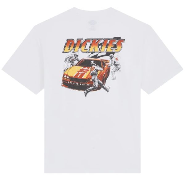 Dickies Nashport Pit Crew T-shirt Wit