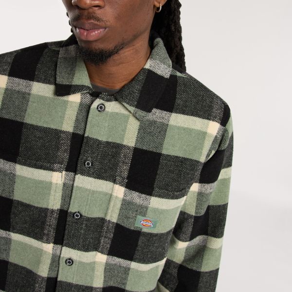 Dickies Plaid Coaling Overshirt Groen