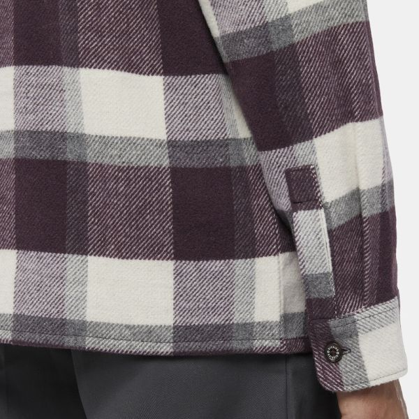 Dickies Plaid Coaling Overshirt Paars