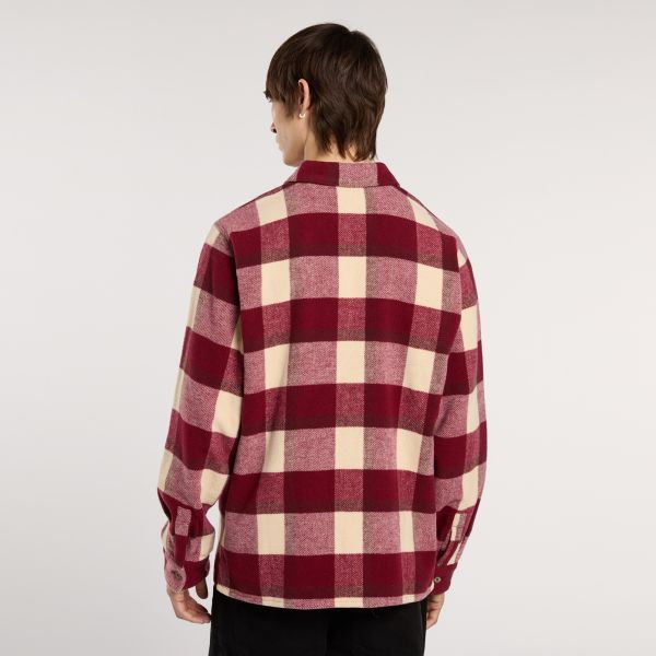 Dickies Plaid Coaling Overshirt Rood