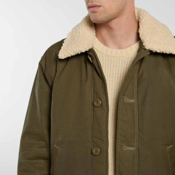 Dickies Sangrey Waxed Jack Donker Groen