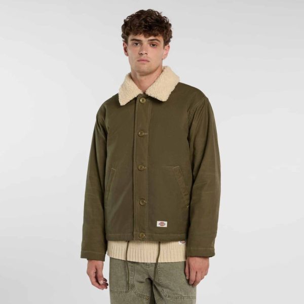 Dickies Sangrey Waxed Jack Donker Groen