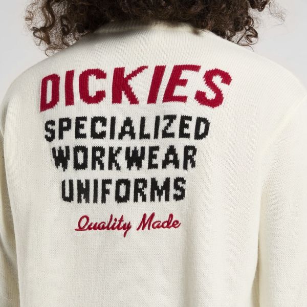 Dickies Uniform Sweater Off White