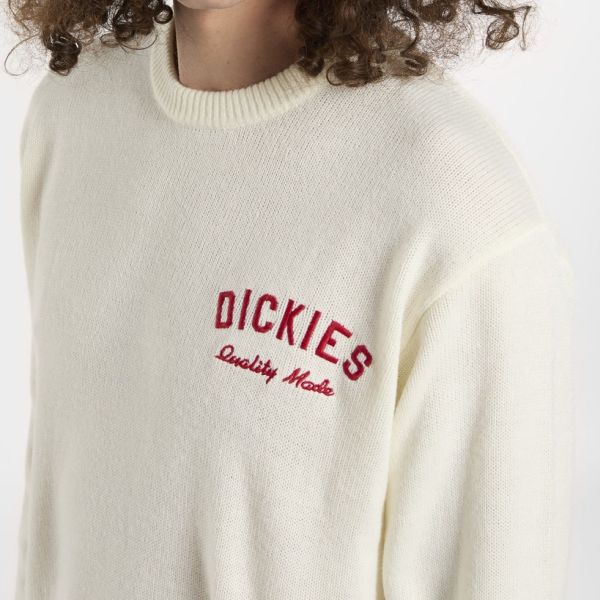 Dickies Uniform Sweater Off White