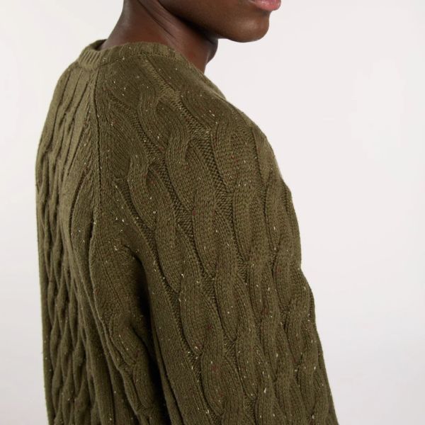 Dickies Vanleer Cable Sweater Donker Groen