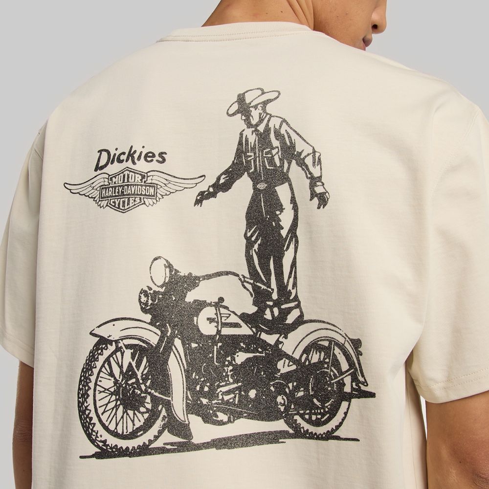 Dickies x Harley-Davidson Graphic T-shirt Off White