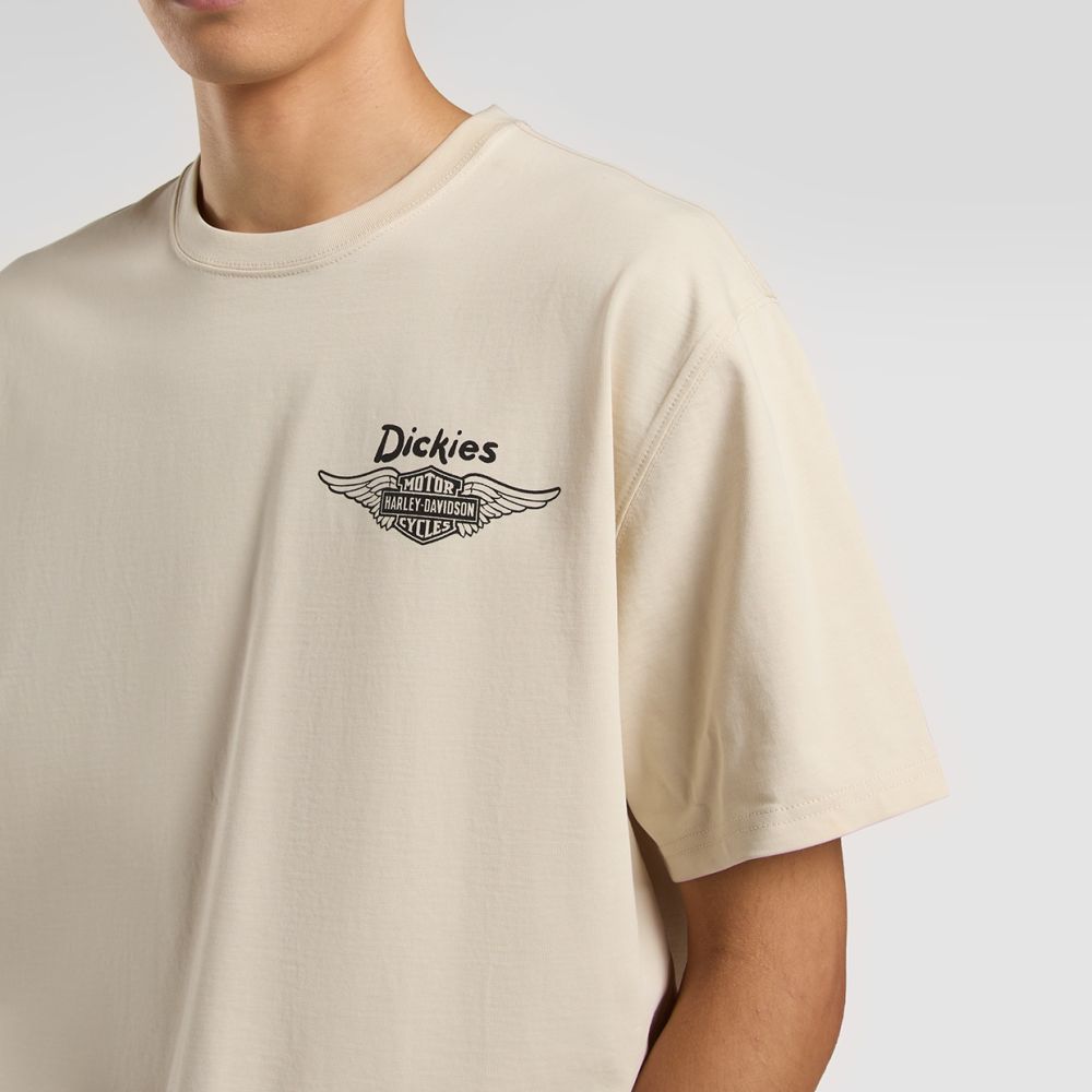 Dickies x Harley-Davidson Graphic T-shirt Off White