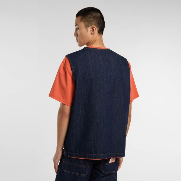Dickies x Harley-Davidson Denim Vest Donker Blauw