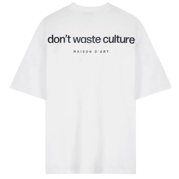 Don't Waste Culture Cleo T-shirt Wit