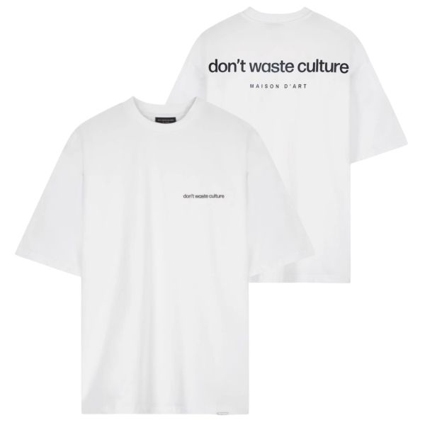 Don't Waste Culture Cleo T-shirt Wit