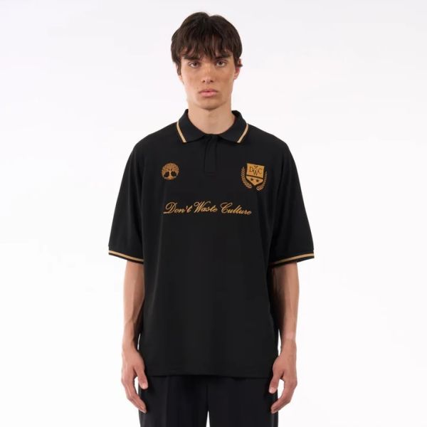 Don't Waste Culture Diego Football Polo Zwart
