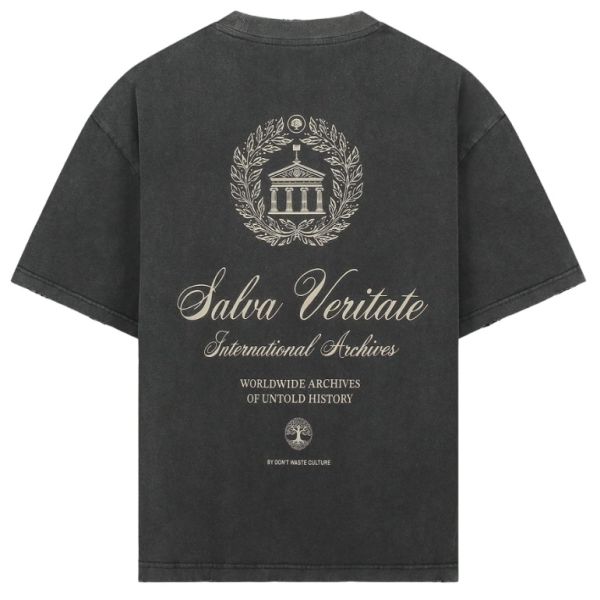 Don't Waste Culture Grant T-shirt Zwart