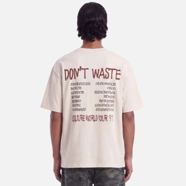 Don’t Waste Culture Jovi T-shirt Beige