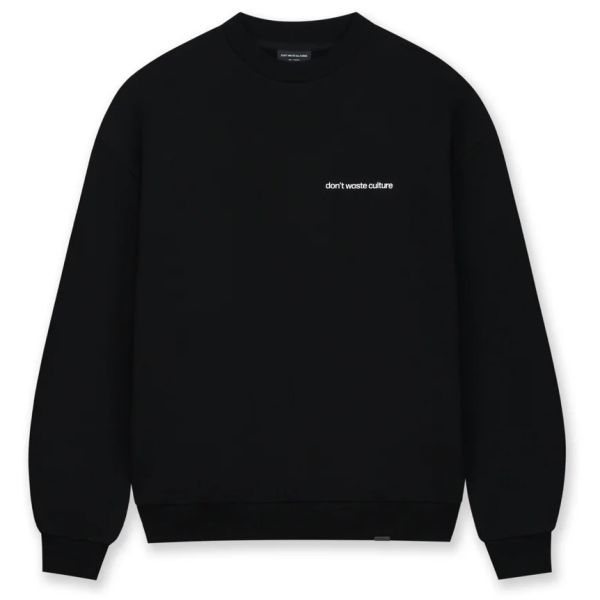 Don't Waste Culture Kaspar Sweater Zwart