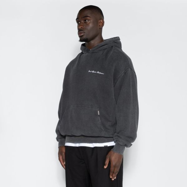 Don't Waste Culture Kouta Hoodie Washed Zwart