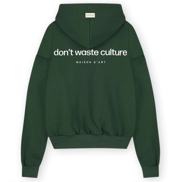 Don't Waste Culture Ray Hoodie Donker Groen