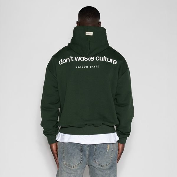 Don't Waste Culture Ray Hoodie Donker Groen