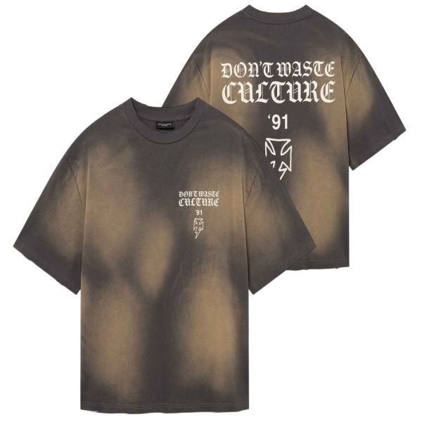 Don’t Waste Culture Thunder T-shirt Grijs