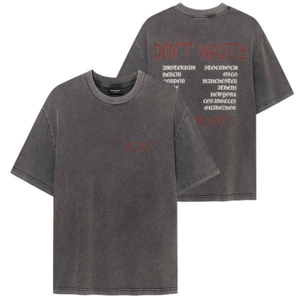 Don’t Waste Culture Jovi T-shirt Zwart