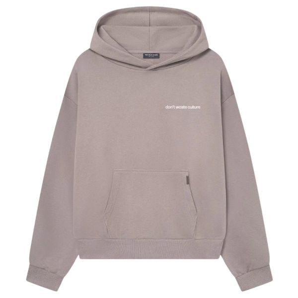 don't waste culture hoodie grey