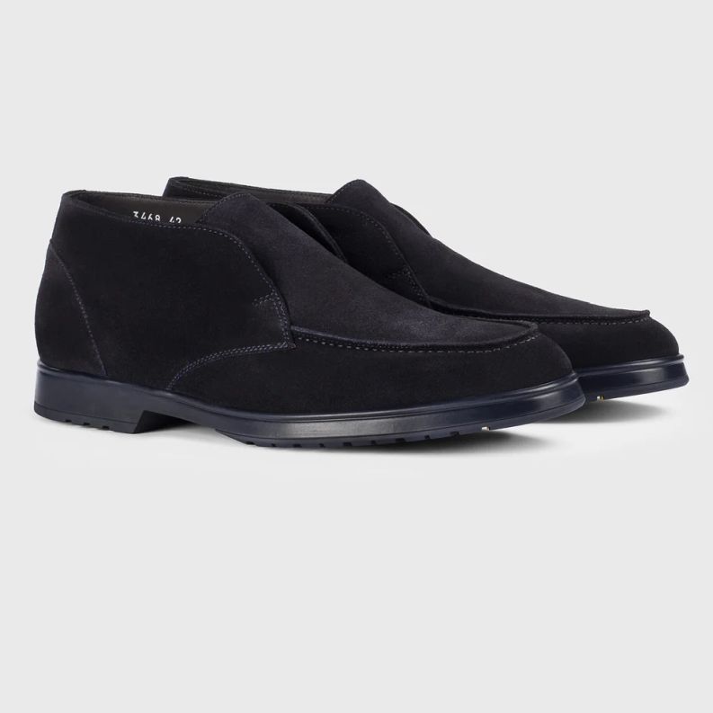 Doucal's Chukka Adler Slip-On Laars Navy