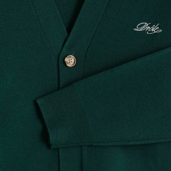 Drôle De Monsieur Drôle Cardigan Donker Groen