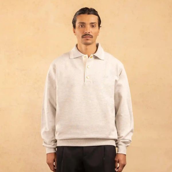 Drôle De Monsieur Drôle Polo Sweater Grijs