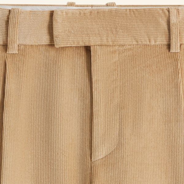 Drôle De Monsieur Golfeur Corduroy Pantalon Beige