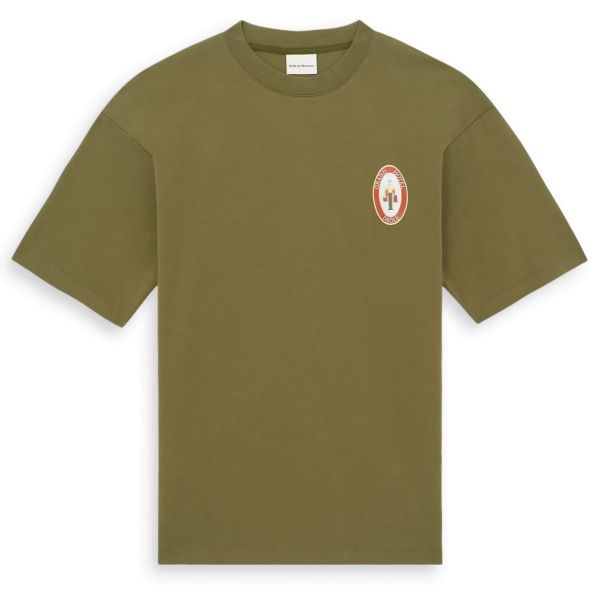 Drôle De Monsieur Groom T-shirt Donker Groen