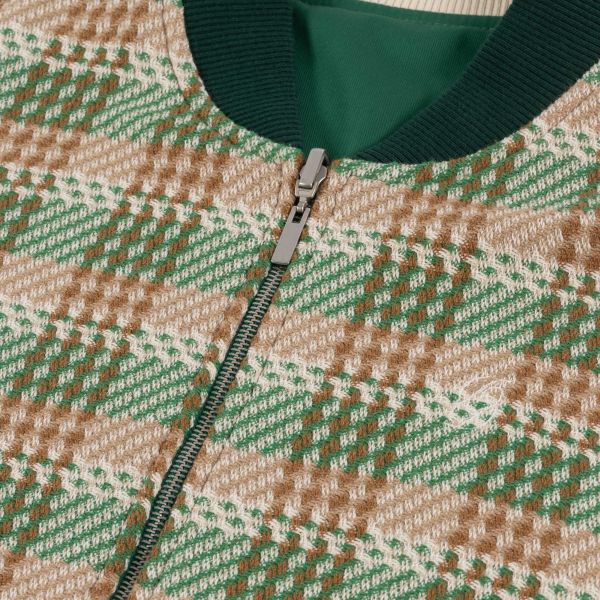 Drôle De Monsieur Le Teddy Reversible Vest Groen
