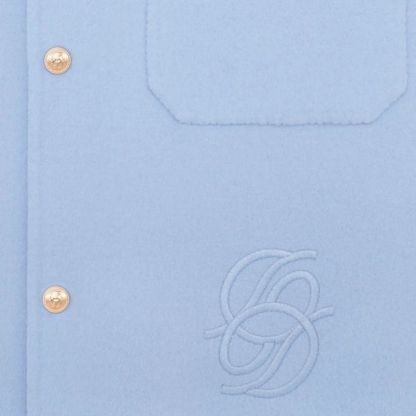 Drôle De Monsieur Laine Overshirt Licht Blauw