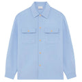 Drôle De Monsieur Laine Overshirt Licht Blauw