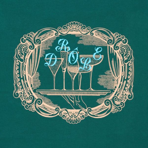 Drôle De Monsieur Plateau T-shirt Donker Groen