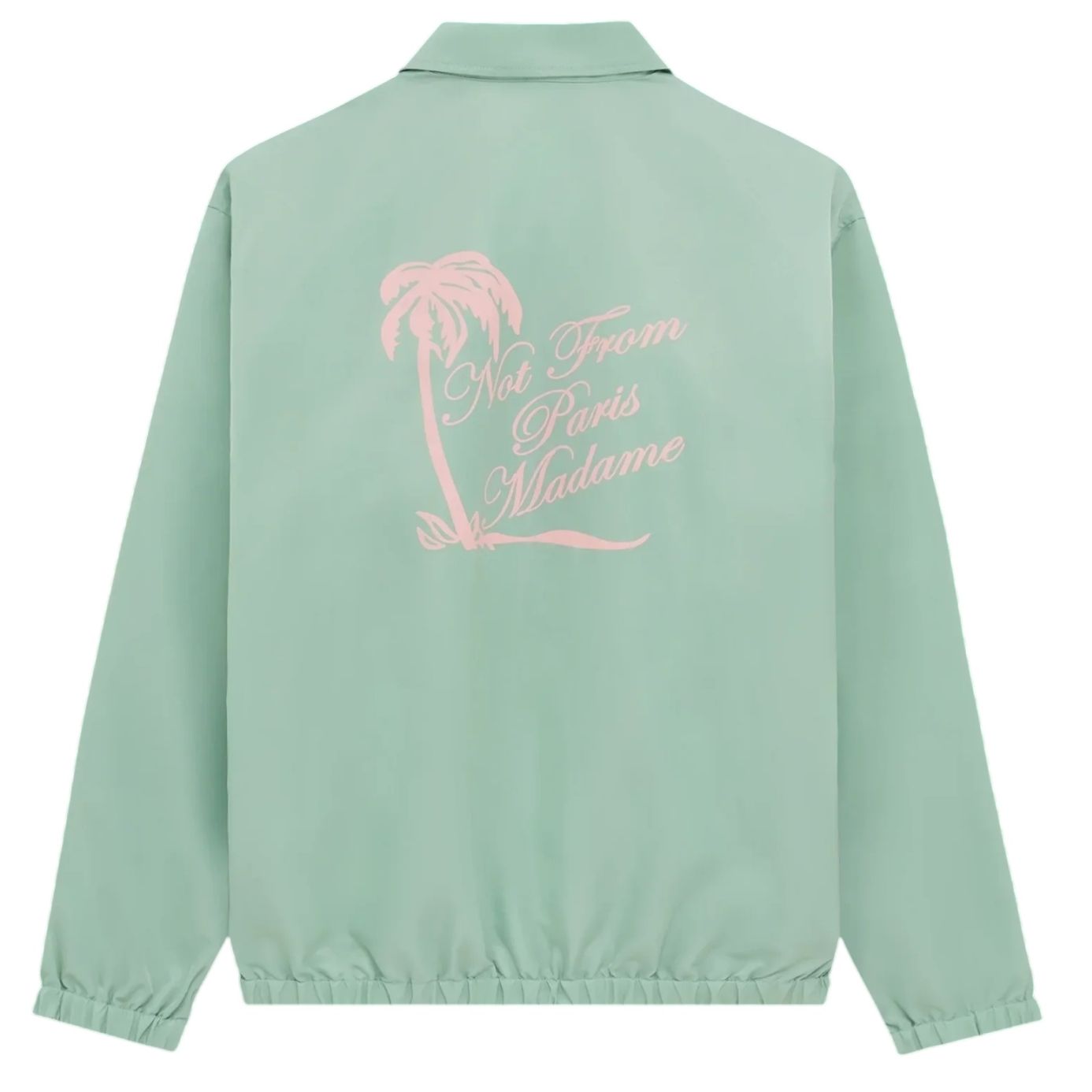 Drôle De Monsieur Slogan Palmiers Vest Licht Groen