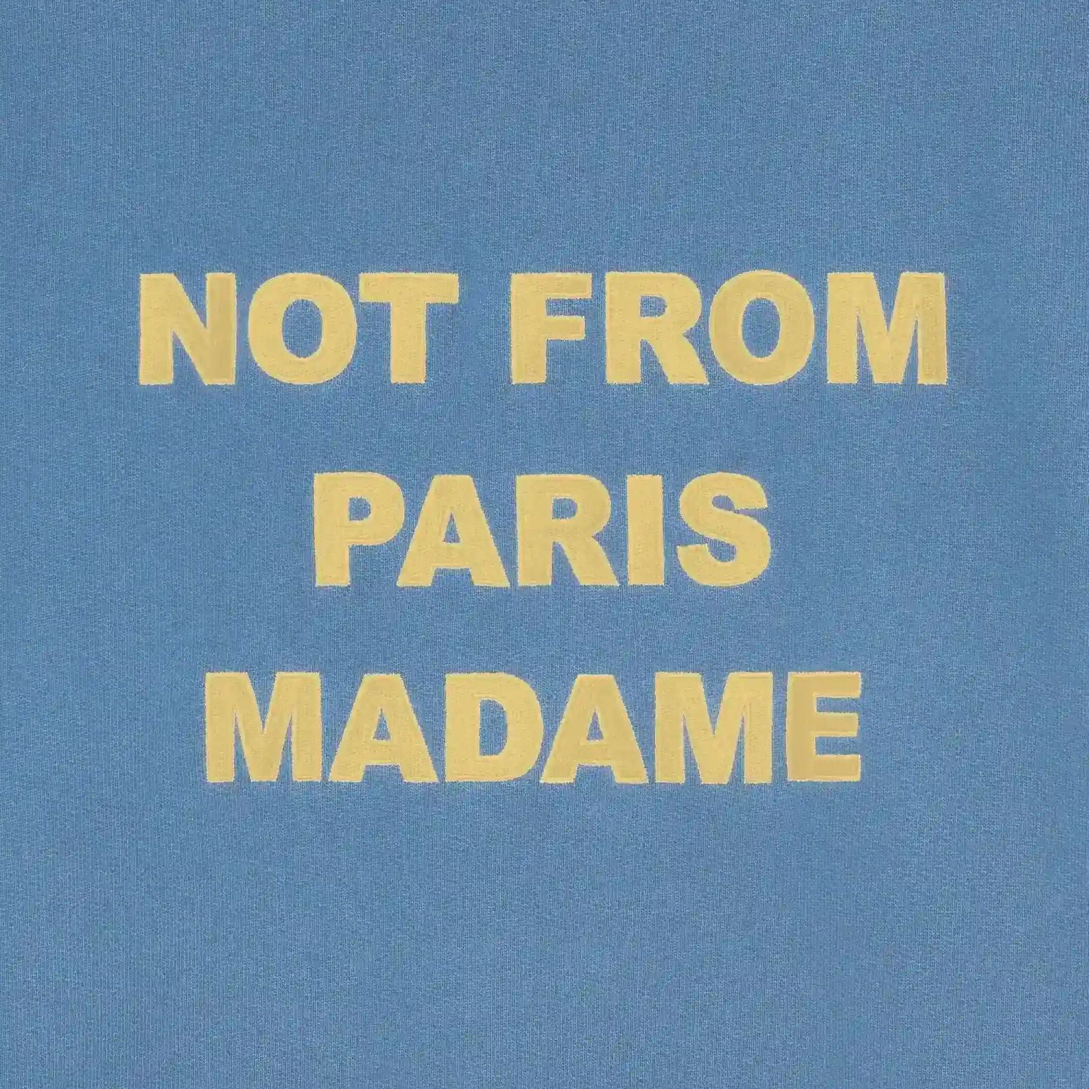 Drôle De Monsieur Slogan Sweater Blauw