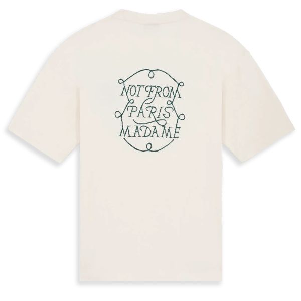 Drôle De Monsieur Slogan Tresses T-shirt Off White