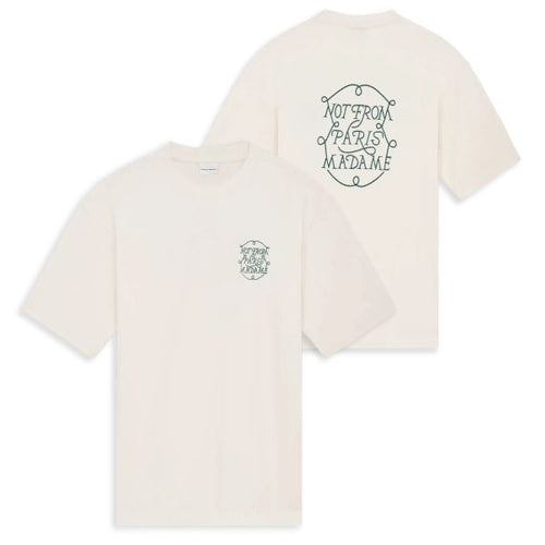 Drôle De Monsieur Slogan Tresses T-shirt Off White