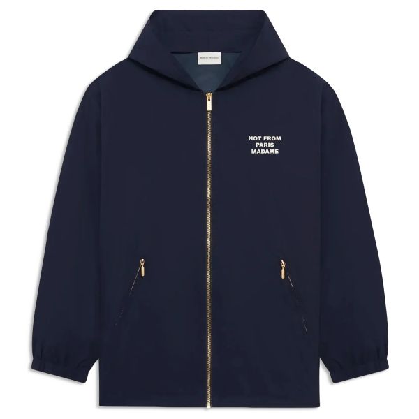 Drôle De Monsieur Slogan Vest Navy