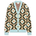 Drôle De Monsieur Tapisserie Cardigan Donker Groen