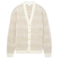 Drôle De Monsieur Torsades Bicolore Cardigan Off White