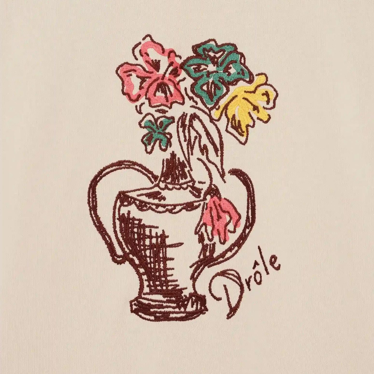 Drôle De Monsieur Vase Havana Sweater Beige