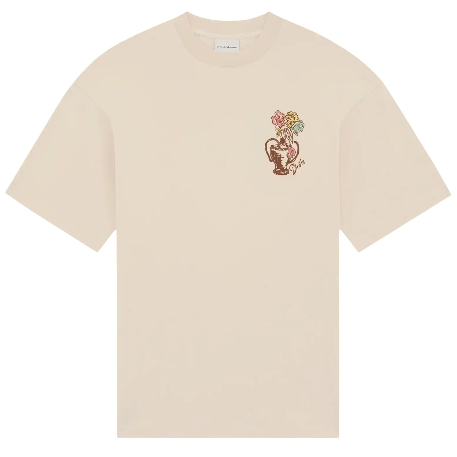 Drôle De Monsieur Vase Havana T-shirt Beige