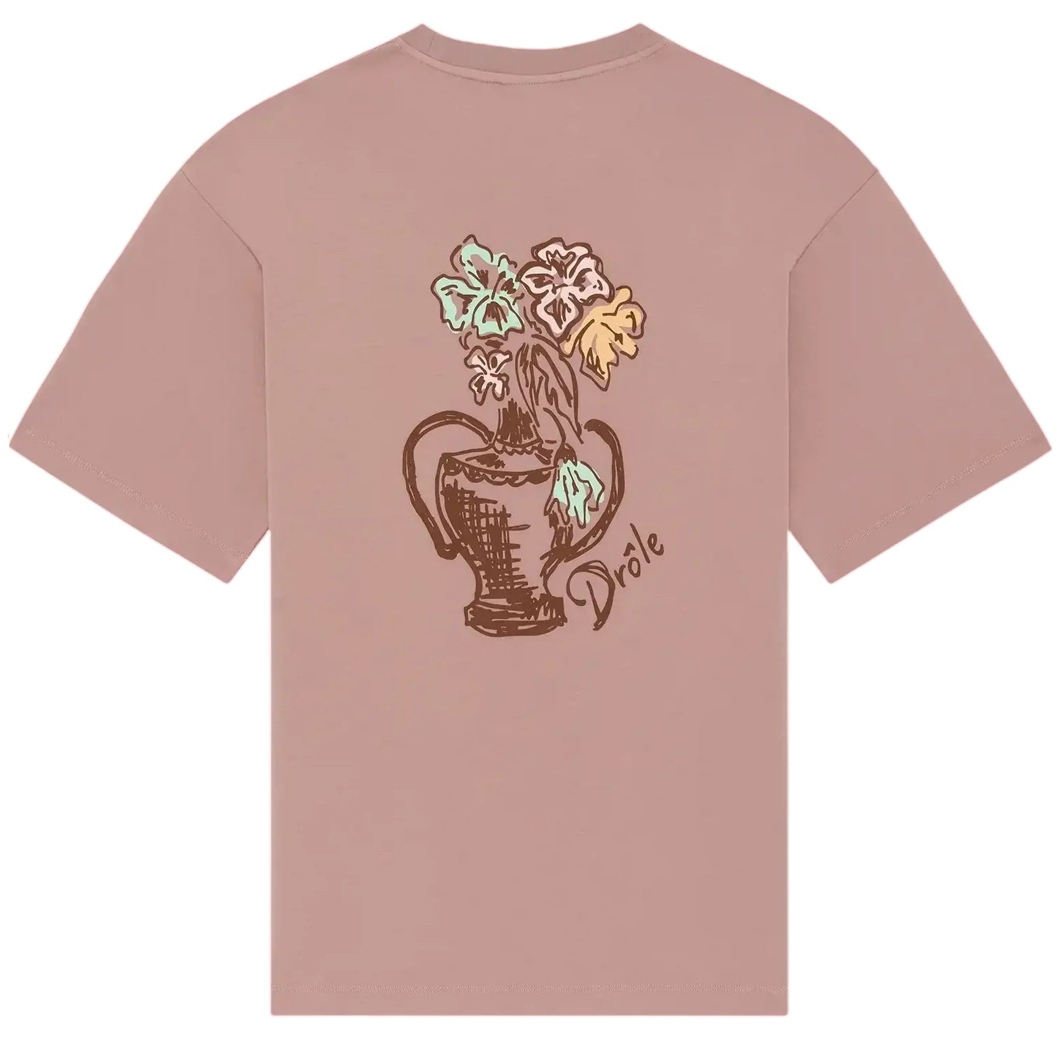 Drôle De Monsieur Vase Havana T-shirt Roze