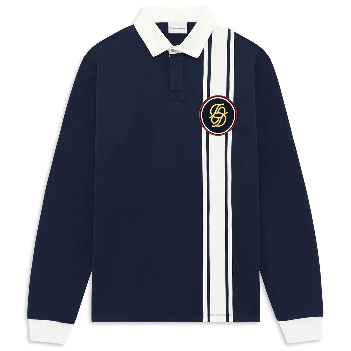 Drôle De Monsieur D Miroir Racing Longsleeve Polo Navy